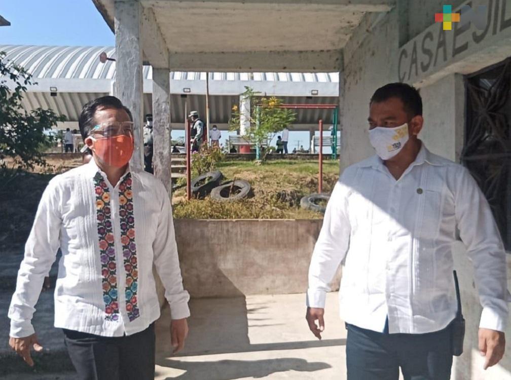 Gobernador Cuitláhuac García encabezó mesa de Construcción de la Paz en comunidad del municipio de Minatitlán