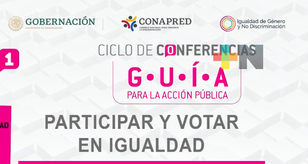 Inició INE el ciclo de conferencias Guía para la Acción Pública, con el tema Participar y Votar en igualdad