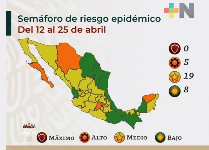 Sigue Veracruz en semáforo verde