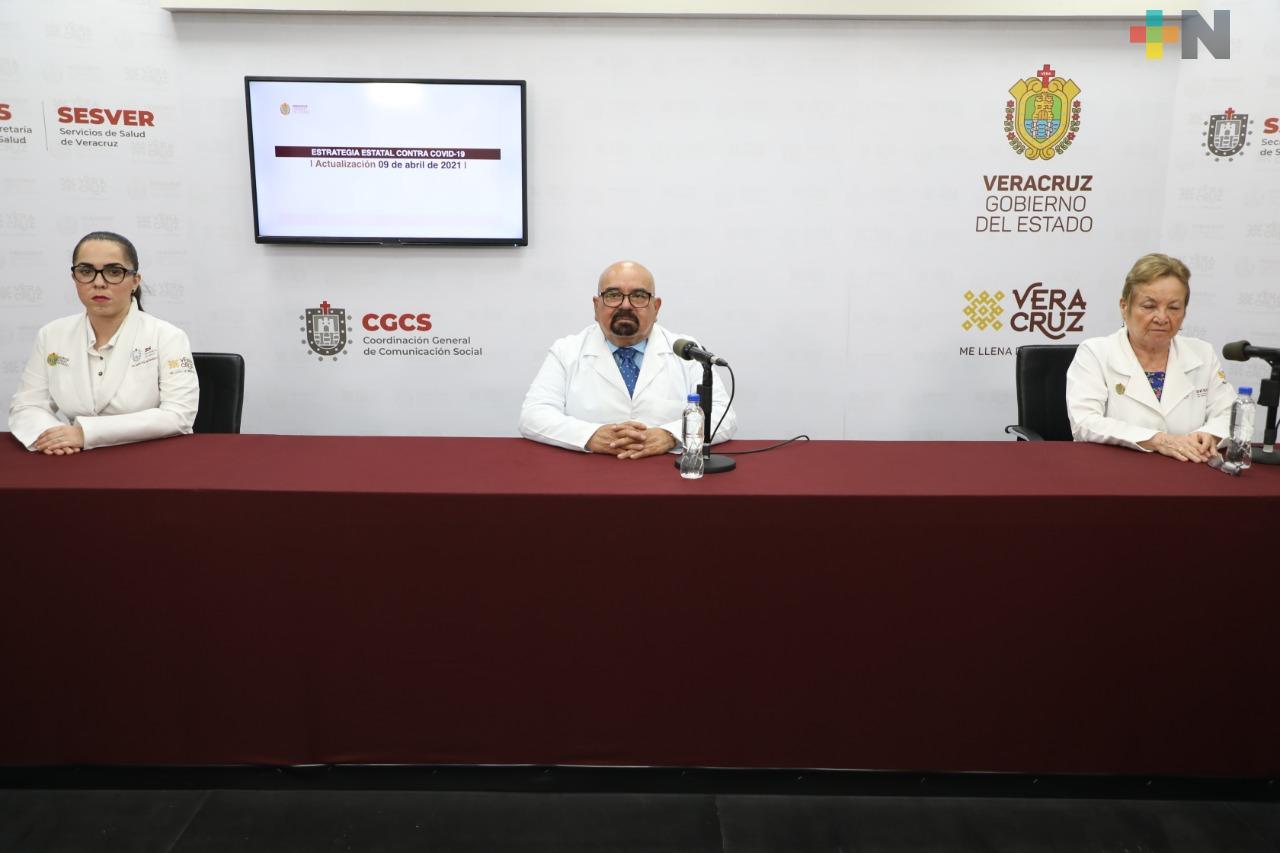 Registra Salud 97 casos nuevos positivos a COVID-19 en Veracruz