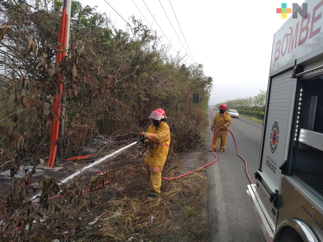 Atiende PC incendios de pastizal y forestales en diferentes municipios