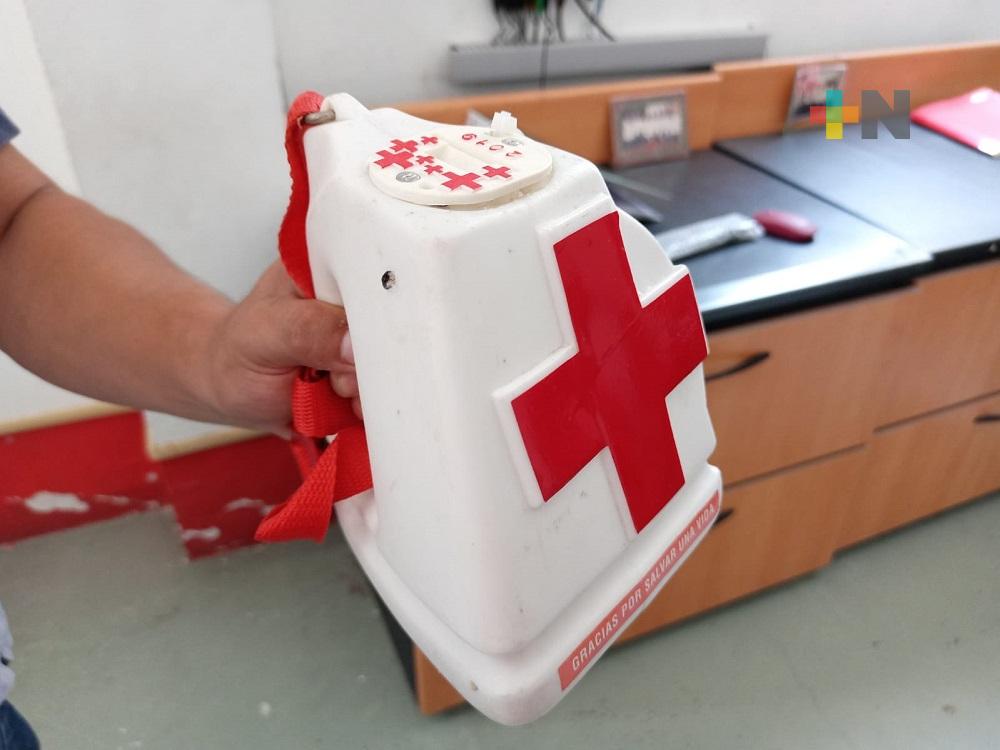 Cruz Roja no recibe subsidios; sigue colecta en sector gubernamental