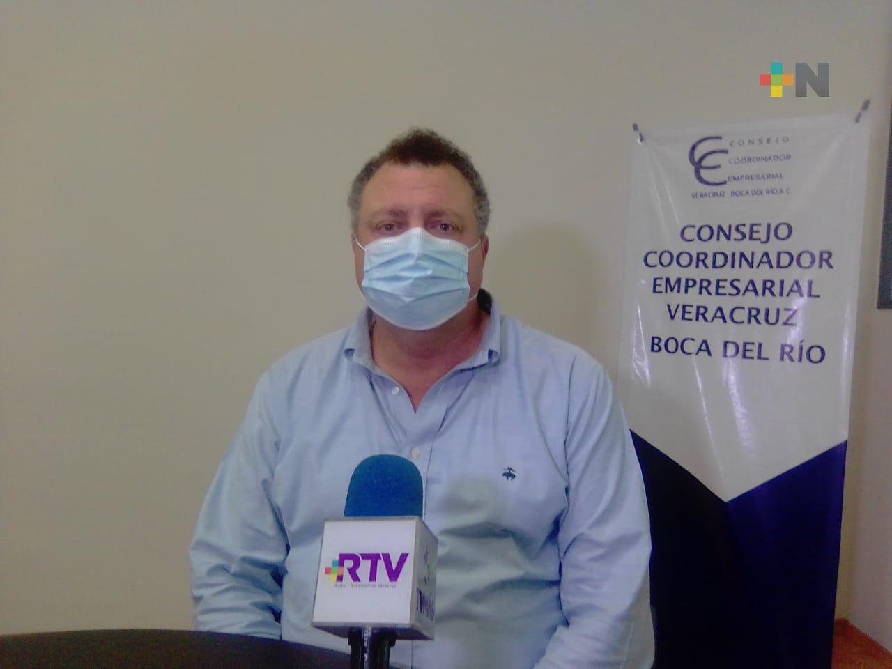 La vacunación contribuirá al crecimiento económico: Consejo Coordinador Empresarial de Veracruz-Boca del Río