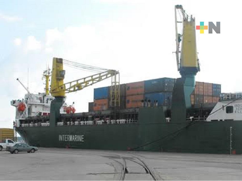 Puerto de Coatzacoalcos incrementó su movimiento de carga en 39.4%, durante el primer trimestre del año