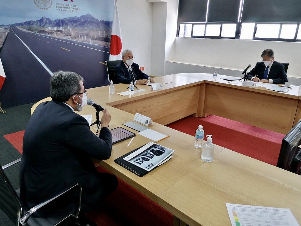 Realizan SCT y Embajada de Japón en México reunión formal de acercamiento