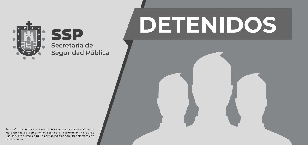 Detiene SSP a tres personas por presunta portación ilegal de armas y delitos contra la salud, en Veracruz