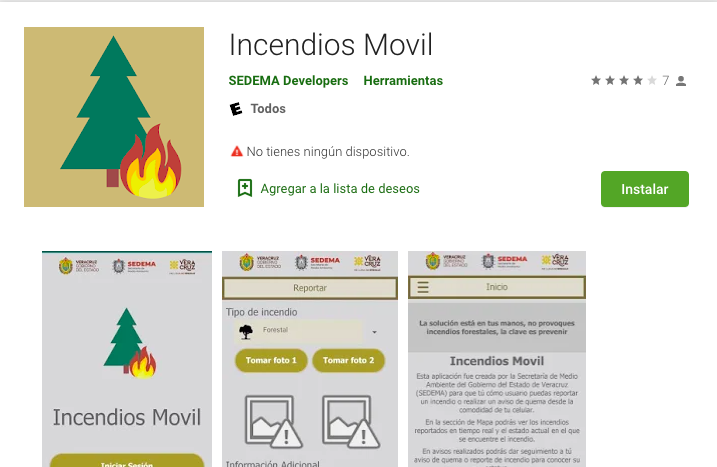 Incendios Móvil, la primera aplicación en su modalidad en el país, ha sido efectiva: Sedema