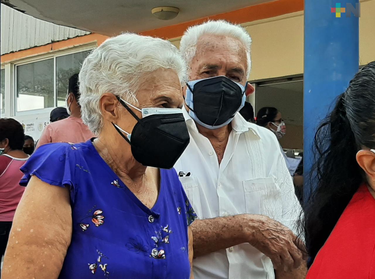 Adultos de 60 años recibirán segunda dosis de vacuna anticovid, en 20 municipios que faltan del estado de Veracruz
