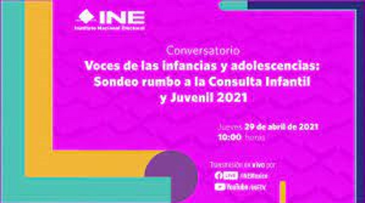 INE realizó conversatorio “Voces de las infancias y adolescencia: sondeo rumbo a la consulta infantil y juvenil 2021”