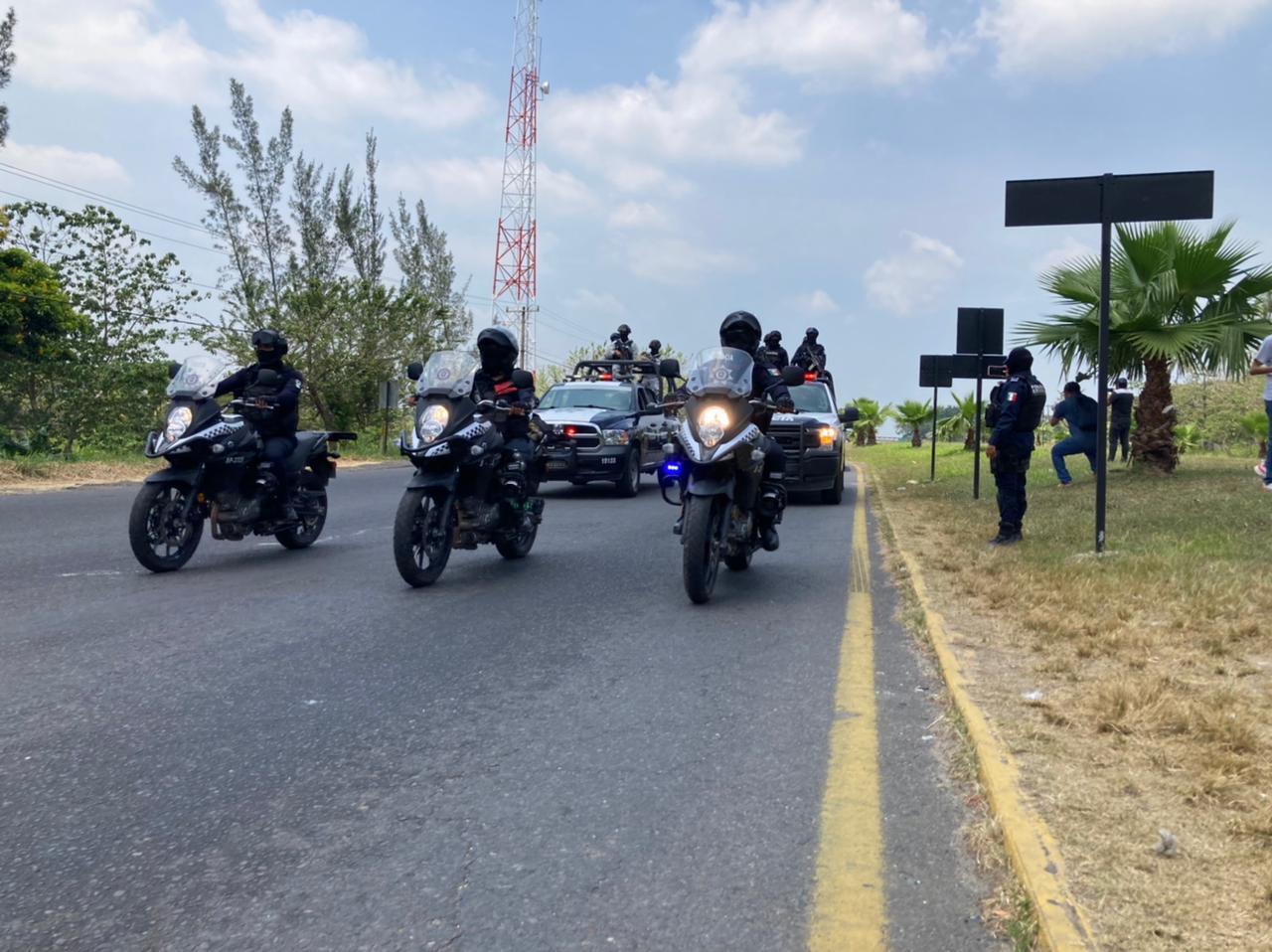 Secretaría de Seguridad Pública implementó operativo de Semana Santa en el sur de Veracruz