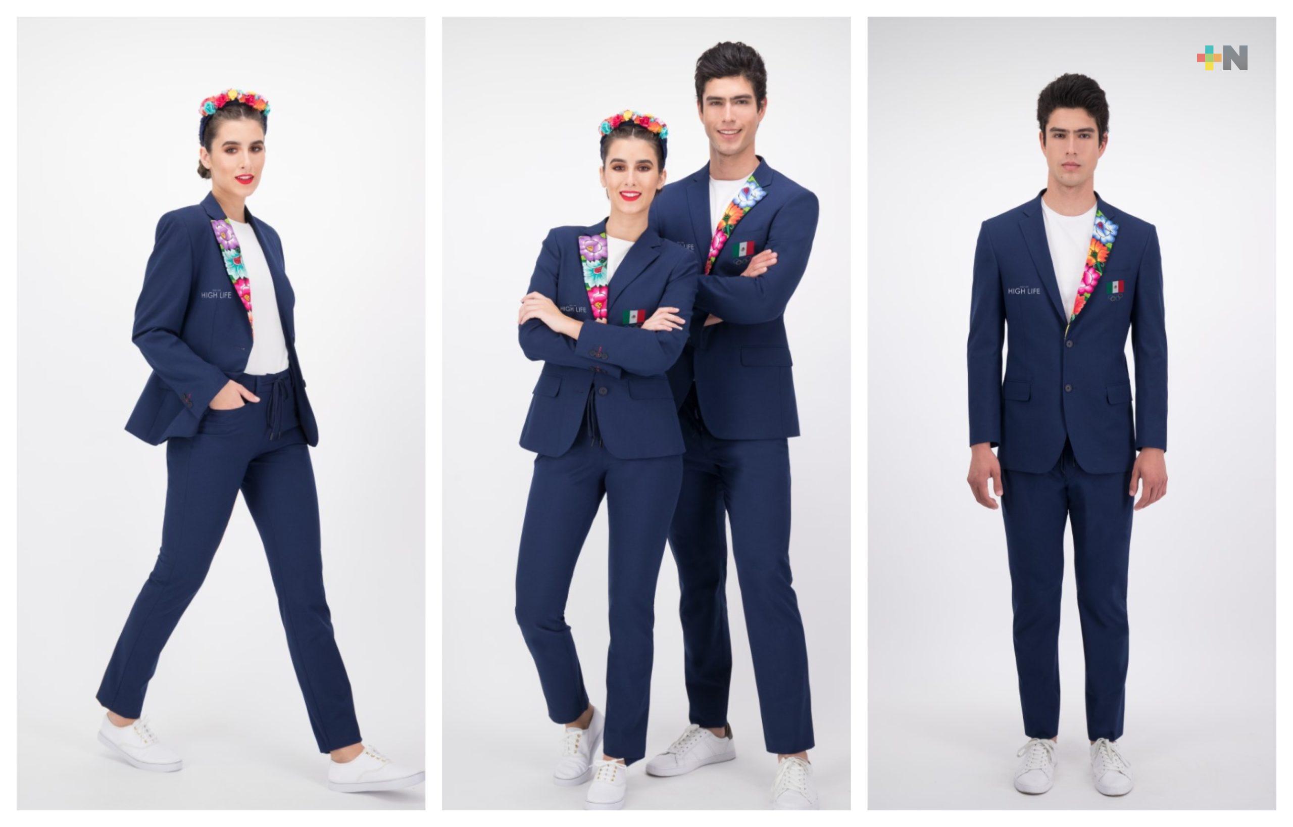 Así lucirán los atletas mexicanos en la inauguración de los Juegos Olímpicos