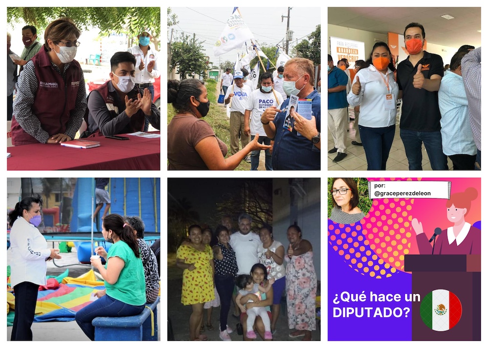 Actividades de candidatos a diputación federal Distrito IV del estado de Veracruz