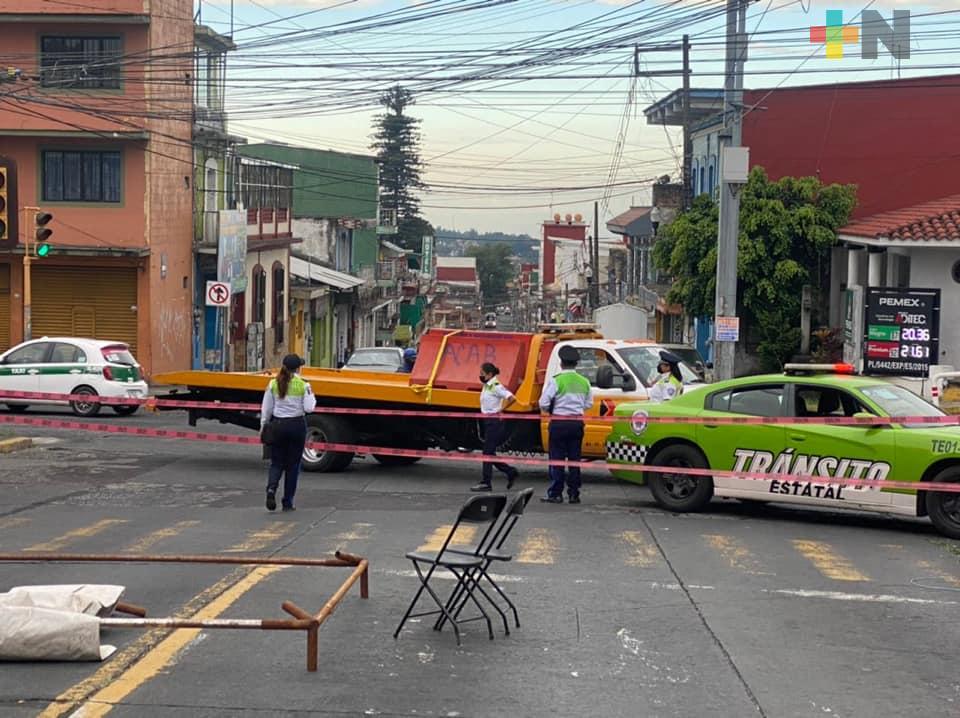 Cierre de vialidades en Xalapa por operativo de Semana Santa