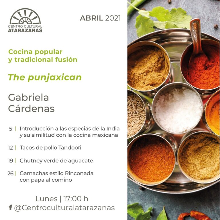 Centro Cultural Atarazanas presenta la serie “Cocina popular y tradicional fusión: The Punjaxican”