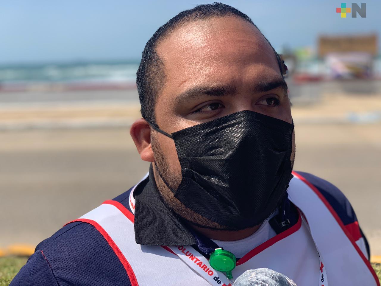 Cruz Roja Coatzacoalcos preparada para posible repunte de casos de COVID-19