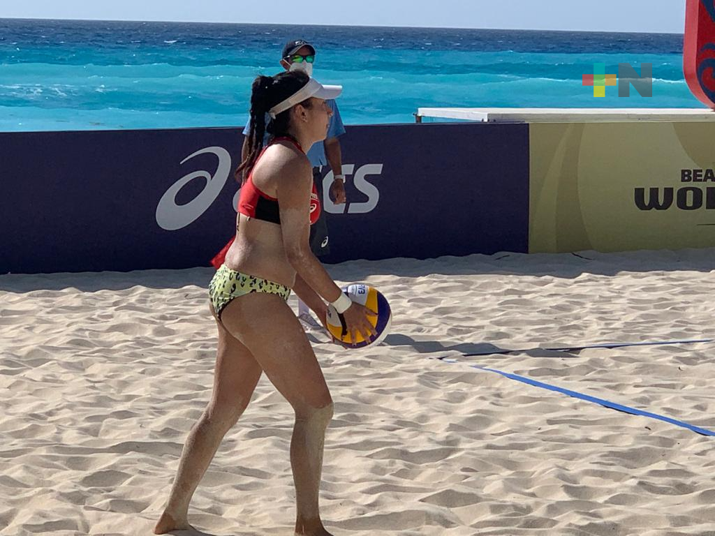 Danna Cortés ganó más experiencia en Tour Mundial de Voleibol de Playa