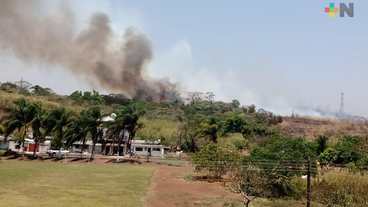Para prevenir incendios en Fortín, proponen sancionar a dueños de predios sin limpieza adecuada