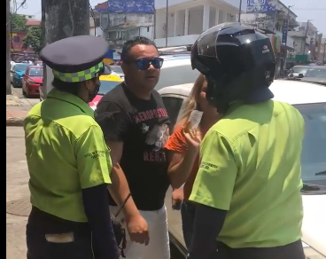 Abusos en parquímetros de la ciudad de Veracruz provocan discusiones y jaloneos
