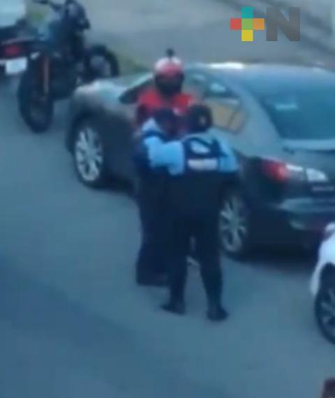 Policías de Boca del Río agredieron a fotoperiodista