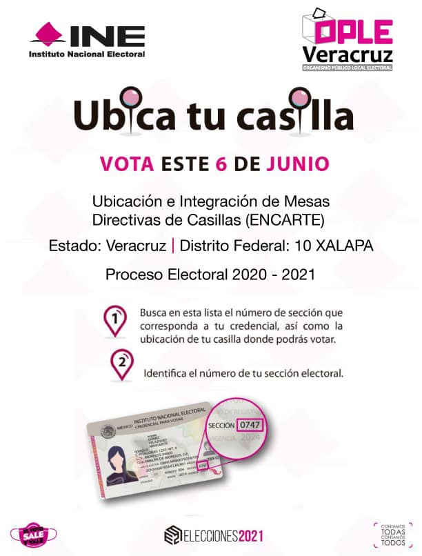 Publican ubicación de casillas para votar el 6 de junio