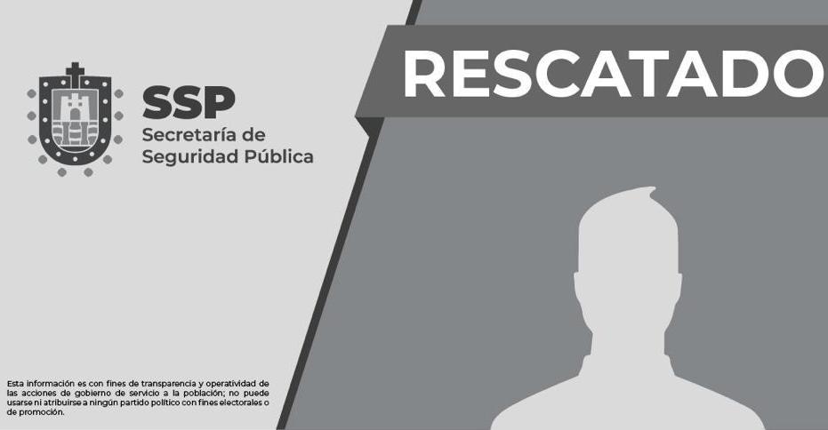 Rescata SSP a persona privada de la libertad, en Soledad de Doblado