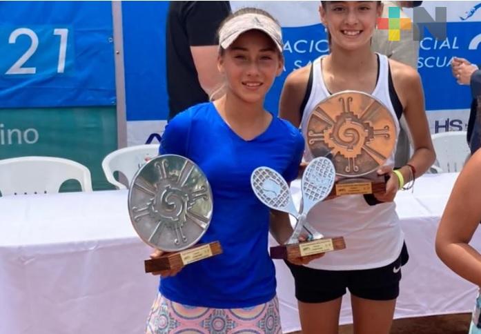 Romina Domínguez brilla en el tenis, a nivel nacional