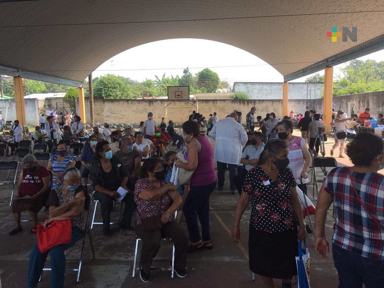 En Teocelo inició aplicación de segunda dosis de vacuna contra COVID-19