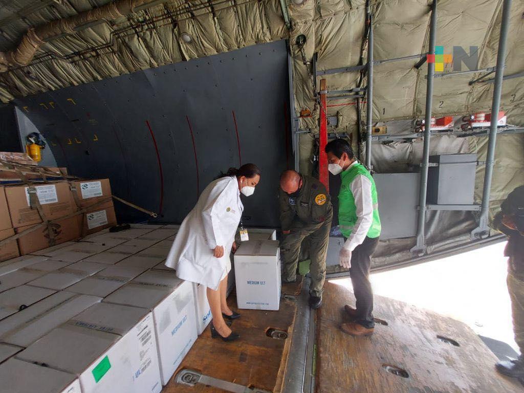 Continúan llegando más vacunas a Veracruz: Cuitláhuac García Jiménez