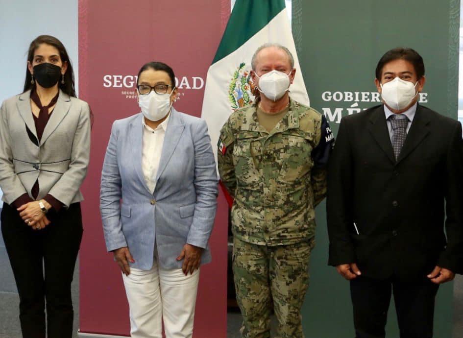 La fiscal de Veracruz se reunió con la secretaria de Seguridad y Protección Ciudadana
