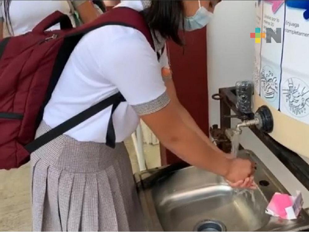 Planteles escolares no son  foco de contagio, si tienen las condiciones sanitarias
