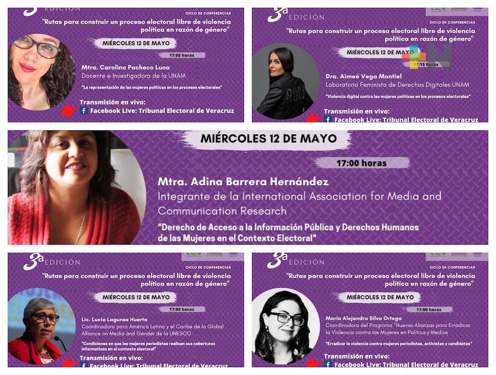 Invita TEV a mesa de análisis «Comunicación, medios y datos en el contexto electoral, vinculado a los Derechos Humanos de las Mujeres»