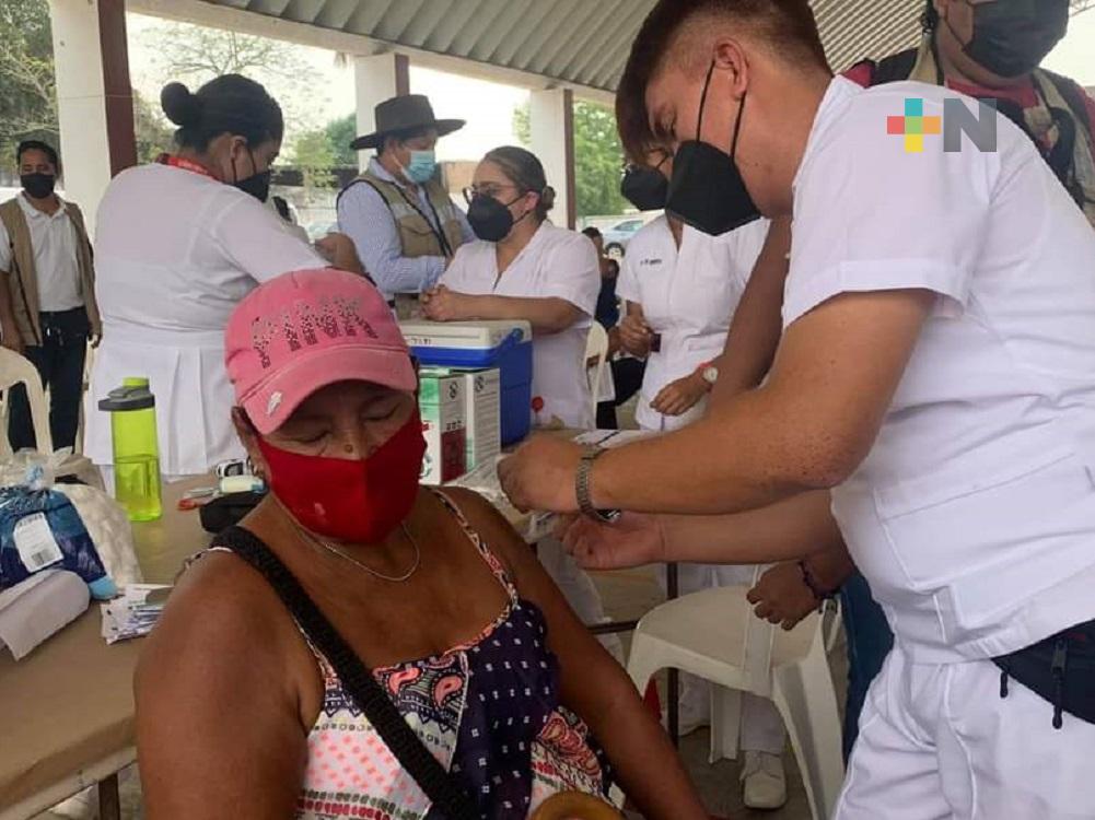 Continúa Jornada de Vacunación en municipios del sur de Veracruz