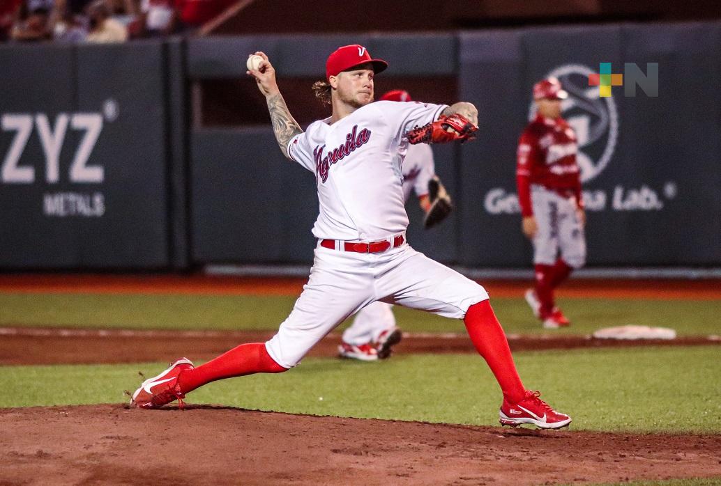 Unsworth, séptimo pitcher del Águila en lanzar sin hit, ni carrera