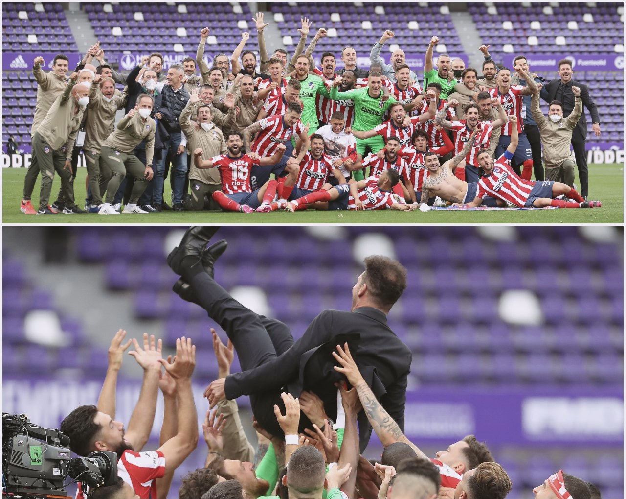 Atlético de Madrid campeón del futbol de España