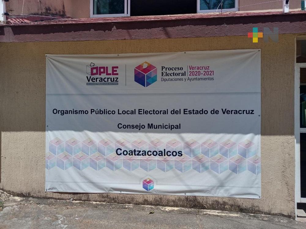 En Coatzacoalcos, OPLE ya prepara instalación del Programa de Resultados Electorales Preliminares