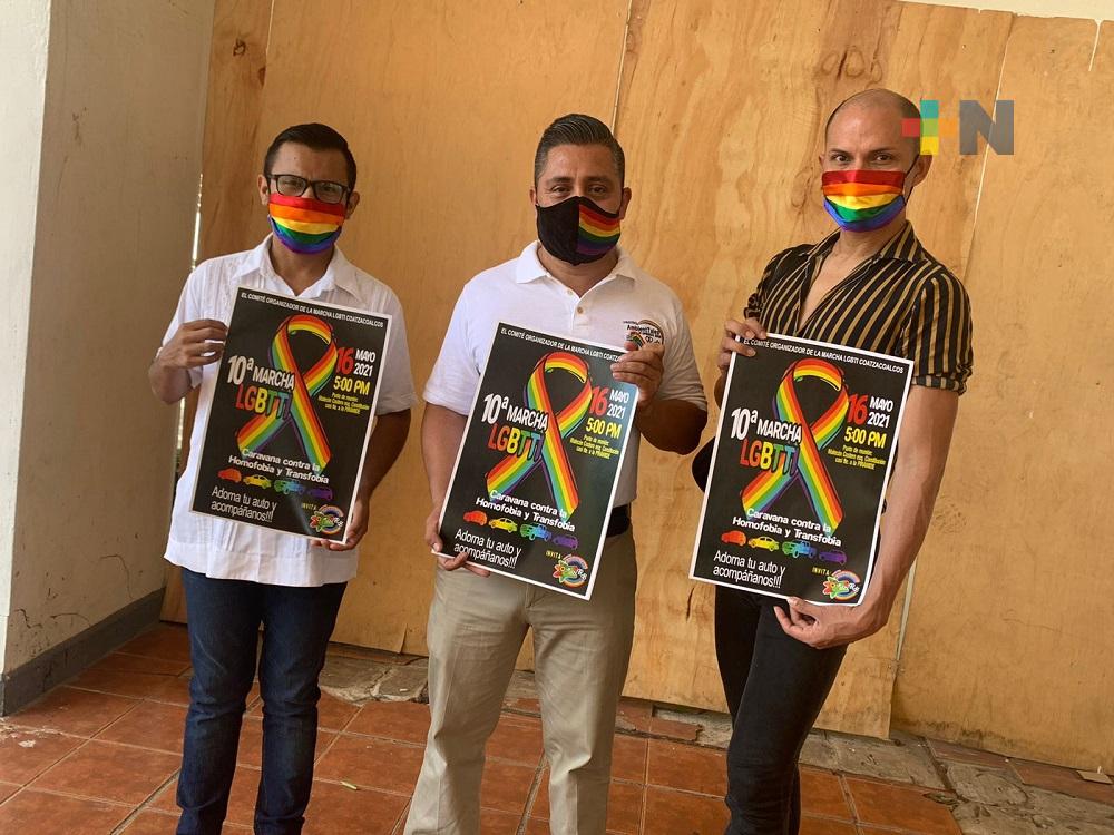En Coatzacoalcos, realizarán décima marcha contra la homofobia y la transfobia