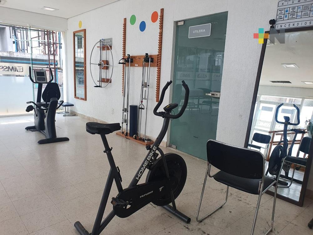 En Minatitlán, IMSS habilitó módulo de rehabilitación integral para pacientes post-COVID-19