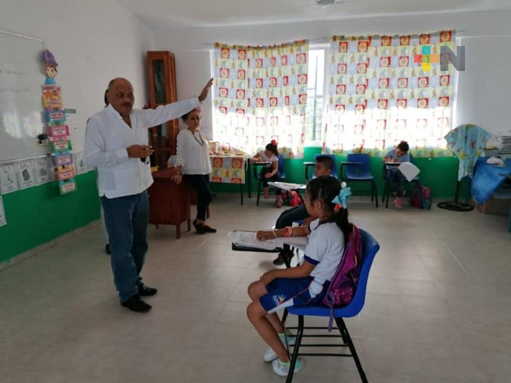 En Tuxpan, docentes lamentan cancelación del programa “Escuelas de Tiempo Completo”