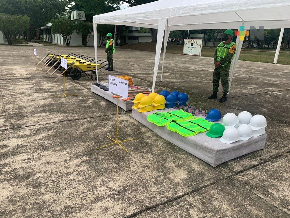 En la zona sur, Ejército Mexicano listo para atender emergencias por temporada de ciclones y huracanes