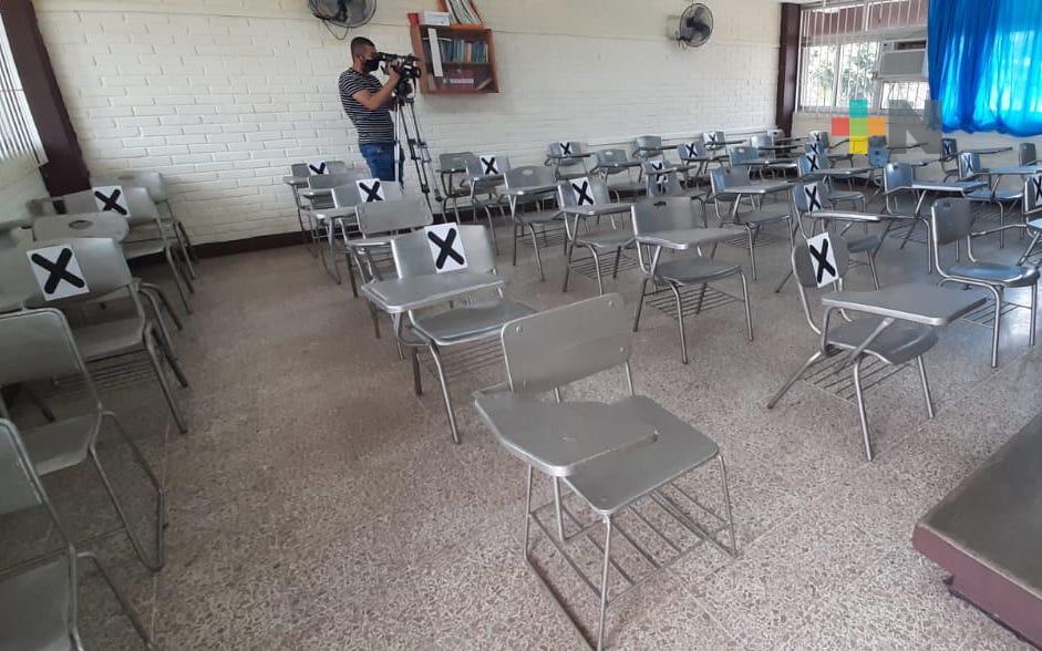 Secundaria Técnica 26 de Veracruz, en condiciones para el regreso a clases presenciales