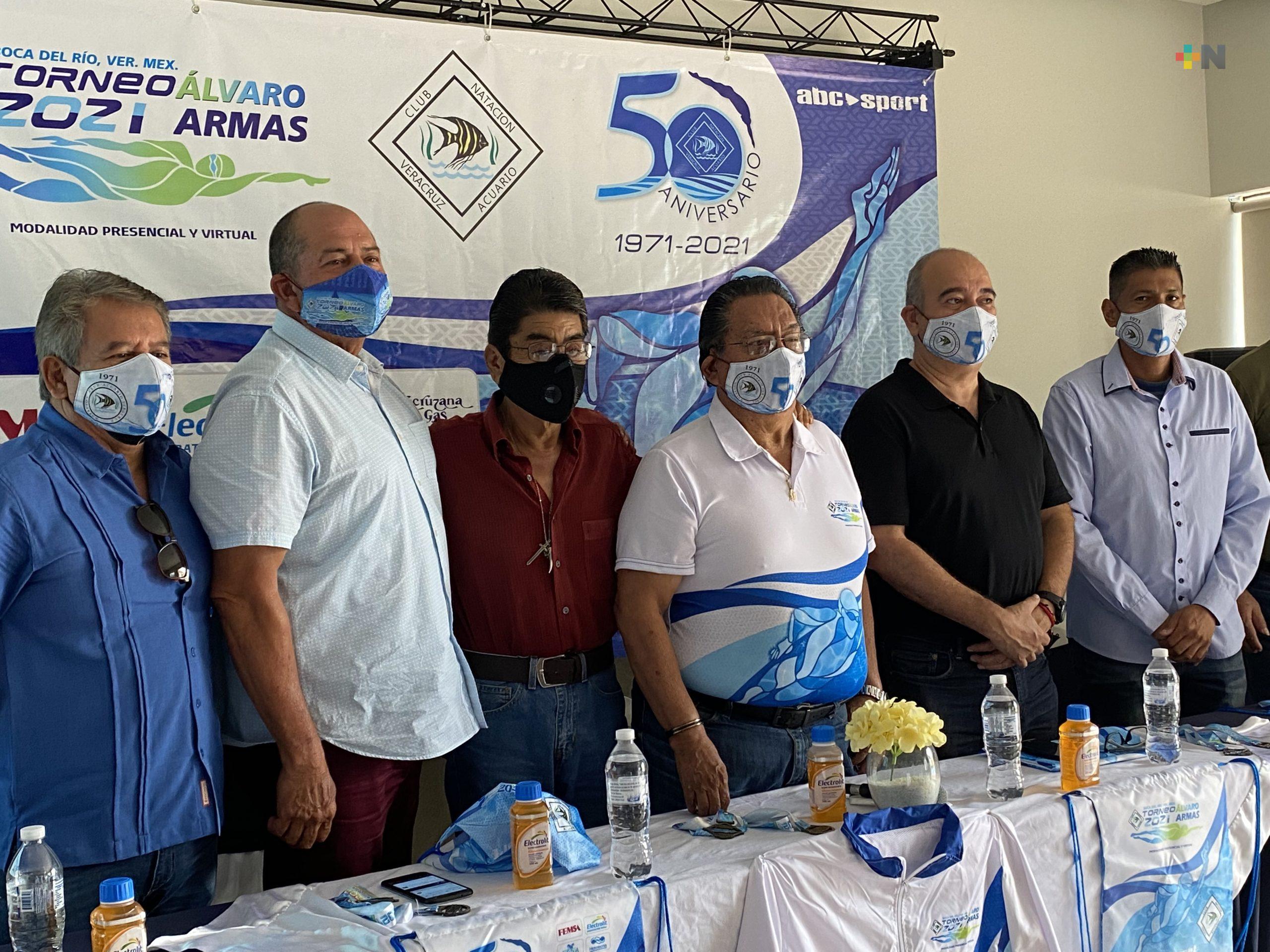 Presentaron el Torneo de Natación “Álvaro Armas 2021”