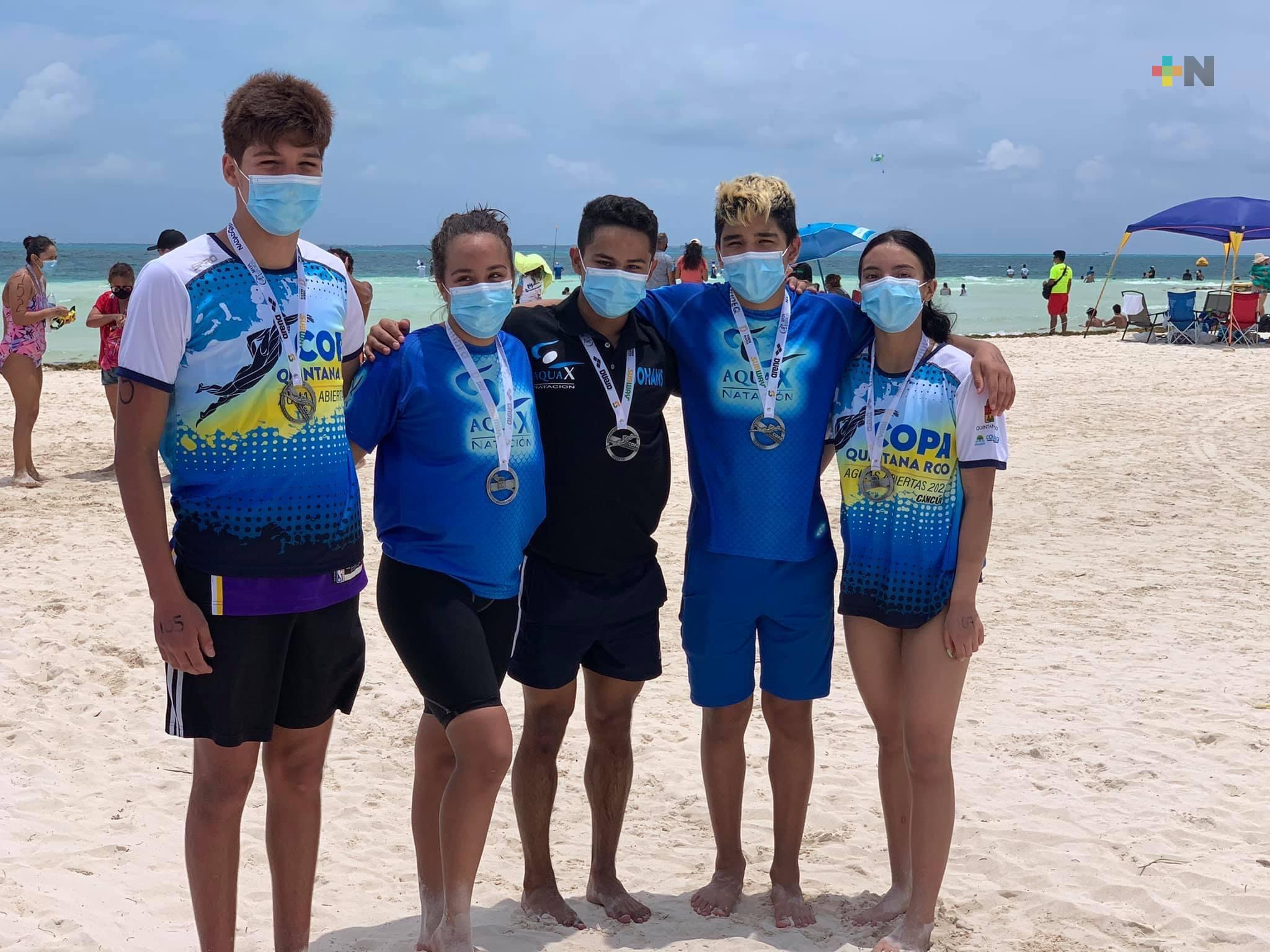Nadadores xalapeños sobresalieron en Copa Quintana Roo