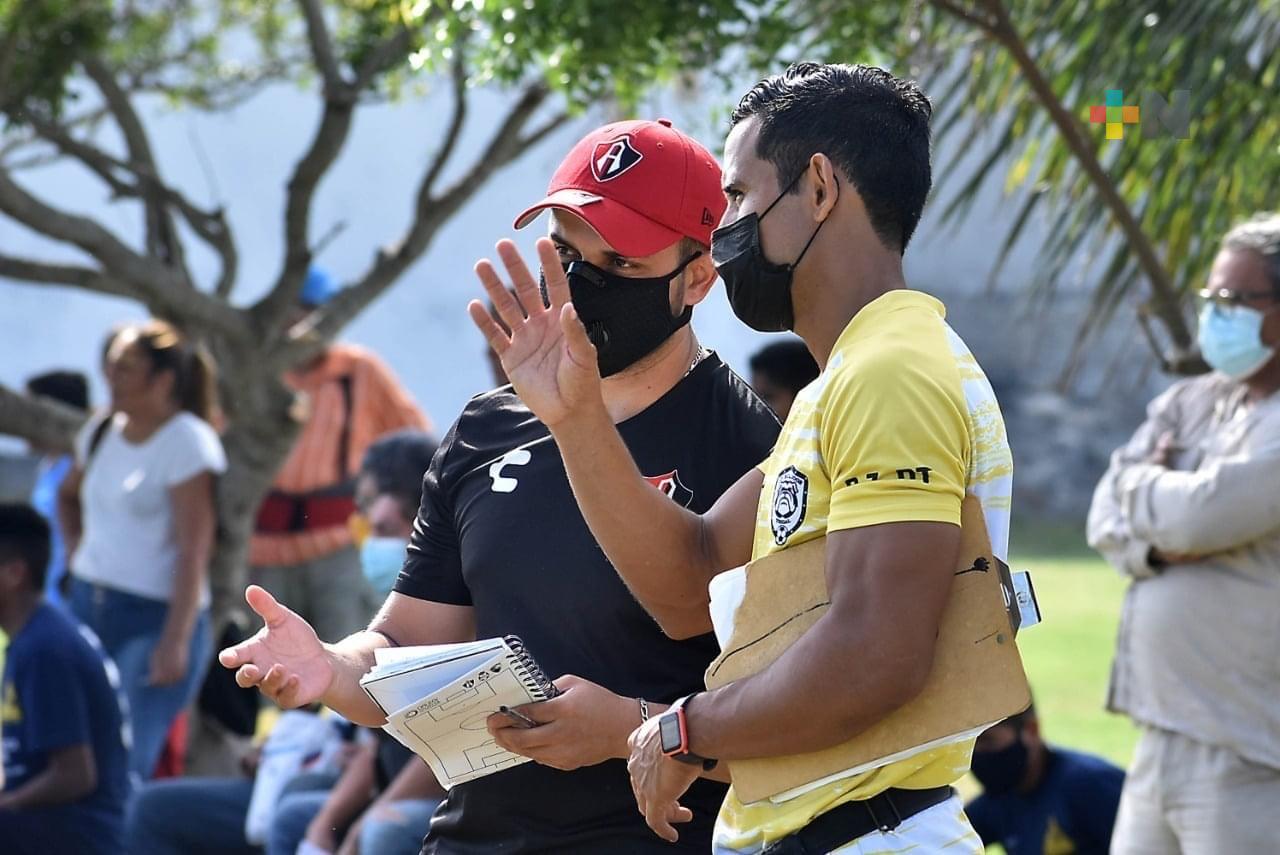 Rojinegros del Atlas realizaron visorias en Veracruz