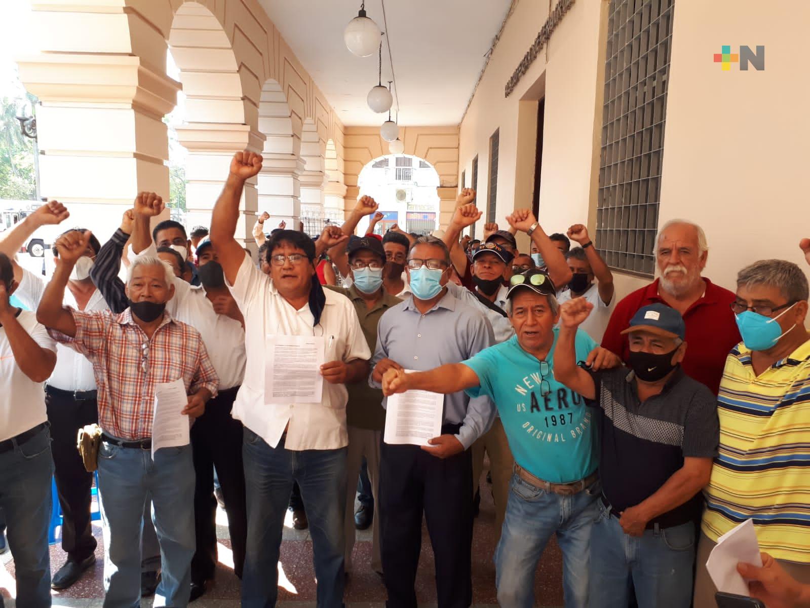Con manifestación, extrabajadores de Tamsa exigen se haga efectiva su reinstalación
