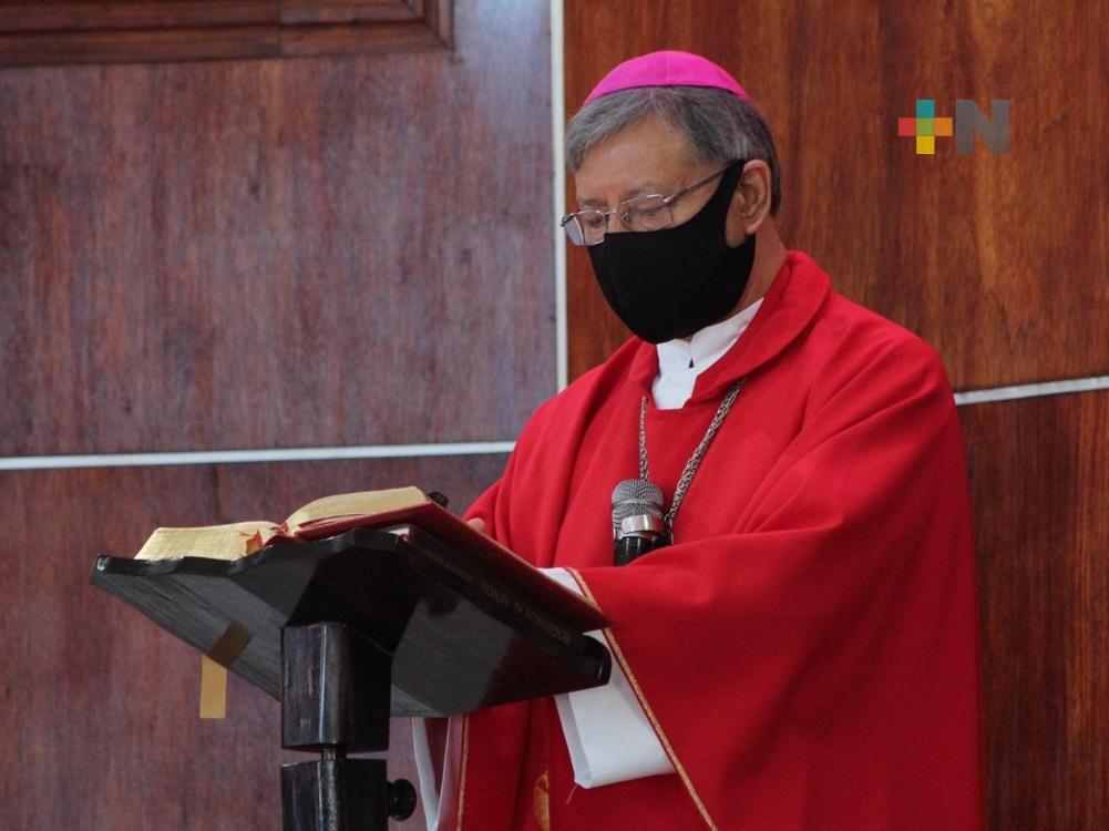 Obispo de Coatzacoalcos pidió a ciudadanía ejercer de forma razonada y libre su voto este seis de junio