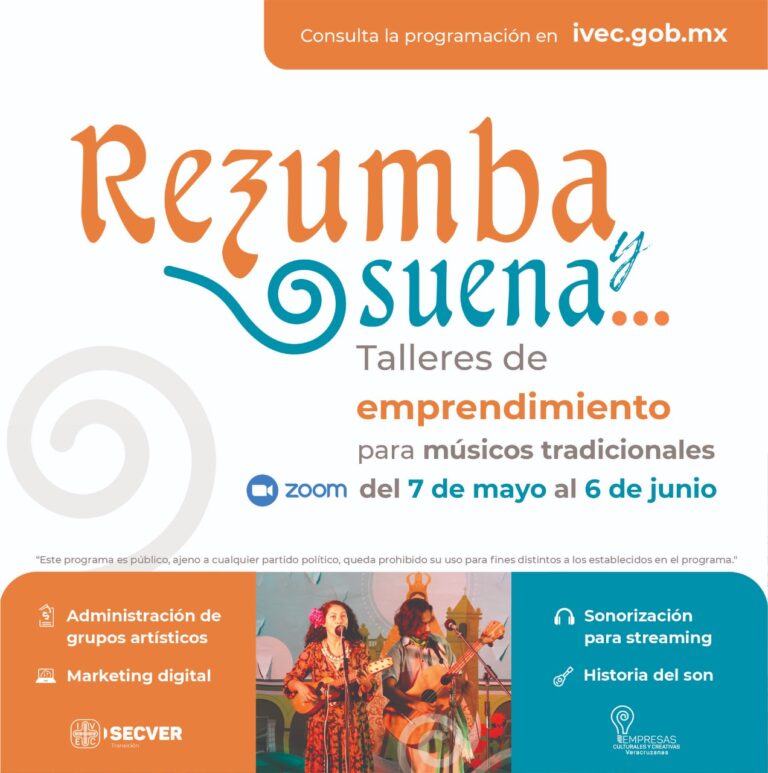 Invita a participar en talleres de emprendimiento para músicos tradicionales