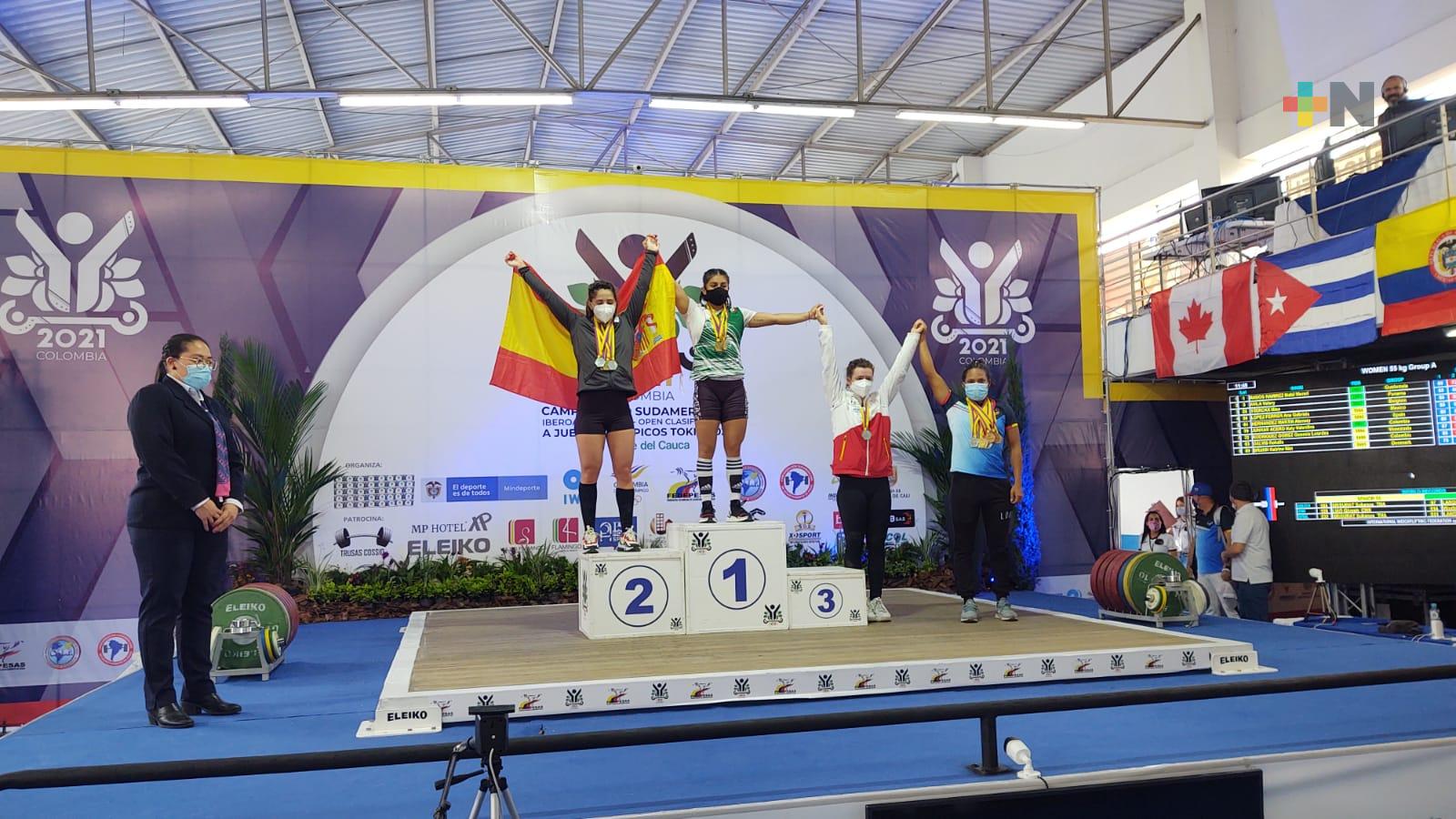 Ana Gabriela López brilló en Suramericano de Levantamiento de Pesas