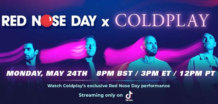 Coldplay transmitirá presentación por TikTok