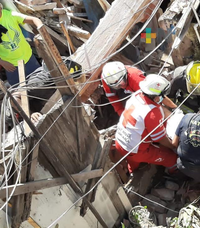Existe el riesgo del derrumbe de más casas en centro de Veracruz por falta de mantenimiento