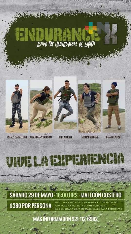 Convocan a reto extremo denominado «Endurance X»